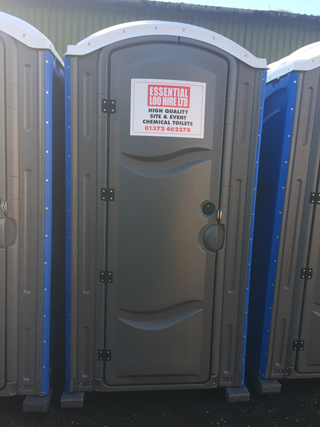 Portable toilets for building sites and construction sites